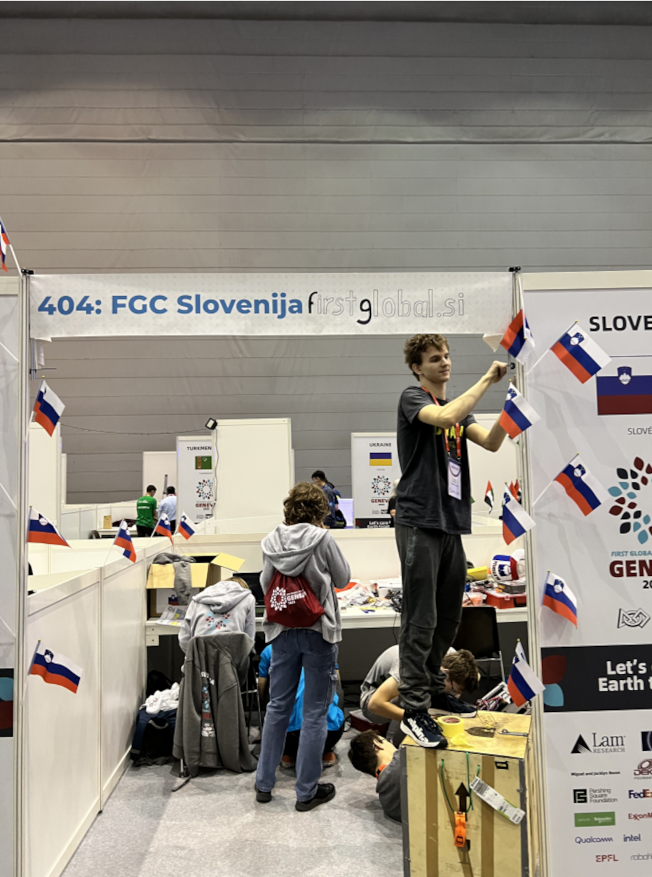 Skoraj dokončana postavitev pita
