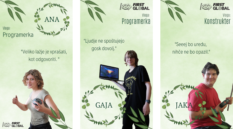Gaja, Jaka in Ana